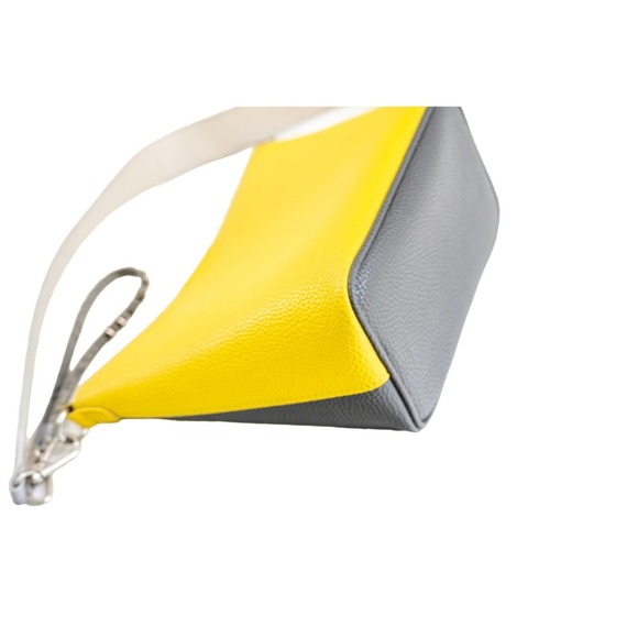 Find Kapoor Yellow Gray Pingo Bag 20 Artificial Leather Shoulder Tote Strap - Picture 11 of 16